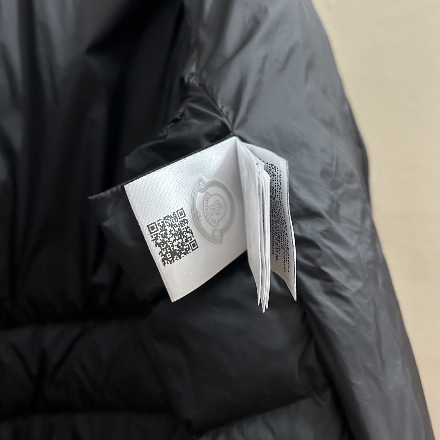 Moncler Down Jacket in Black