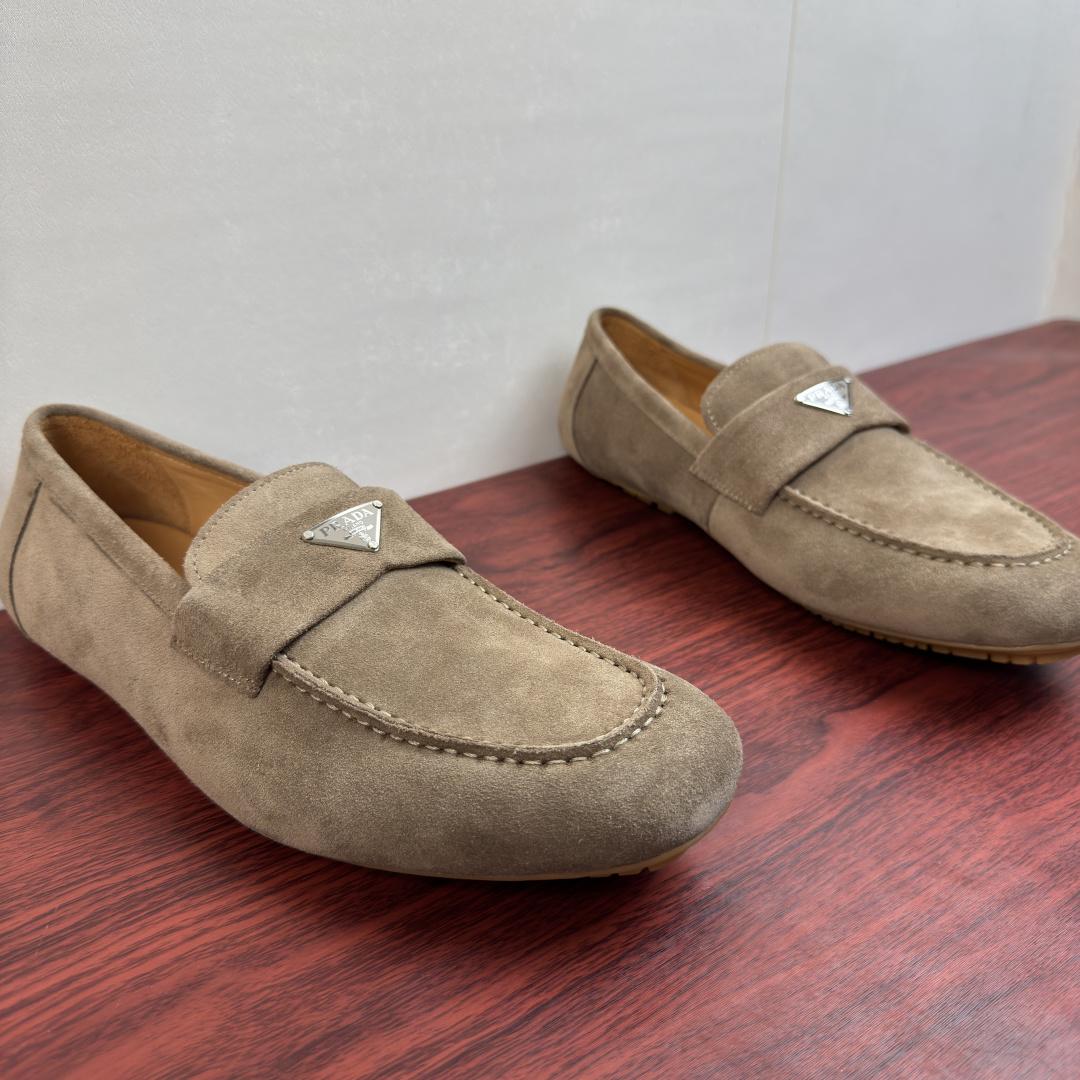 Prada Loafers in Beige