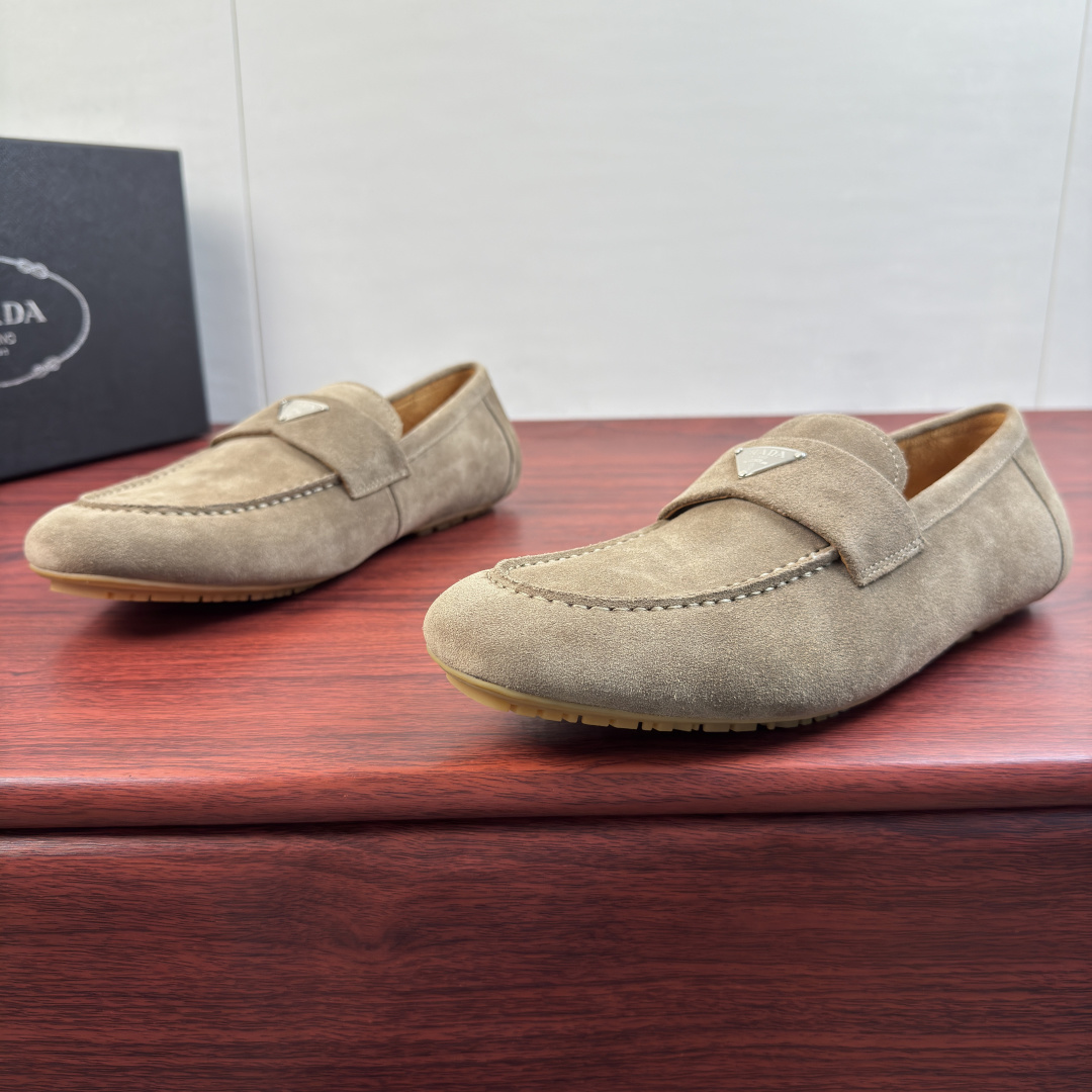 Prada Loafers in Beige