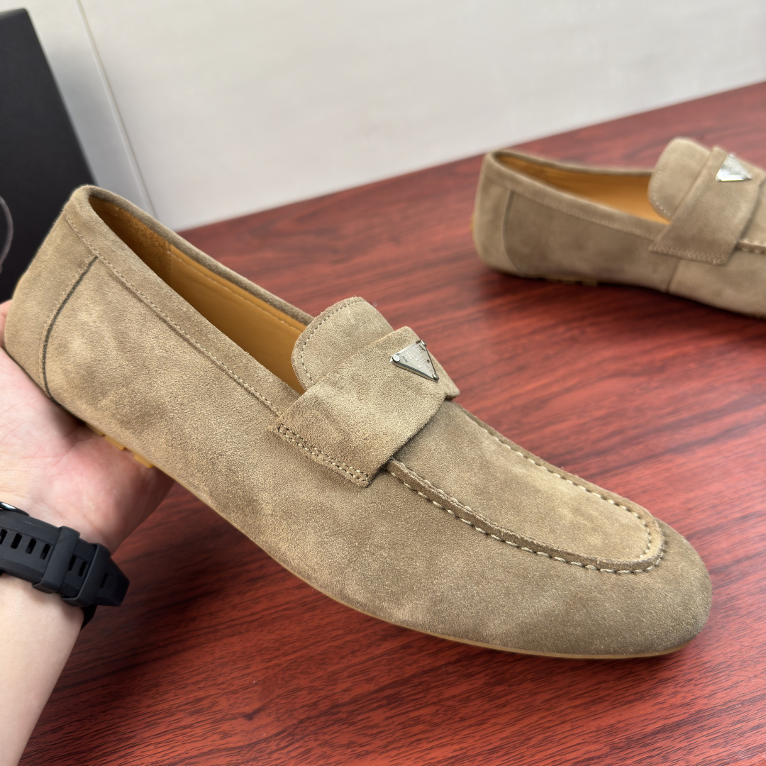 Prada Loafers in Beige