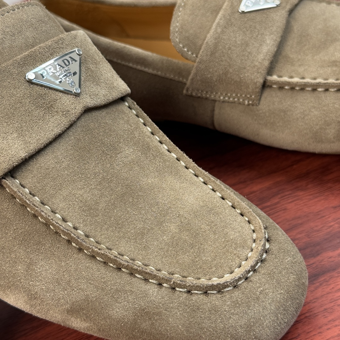 Prada Loafers in Beige