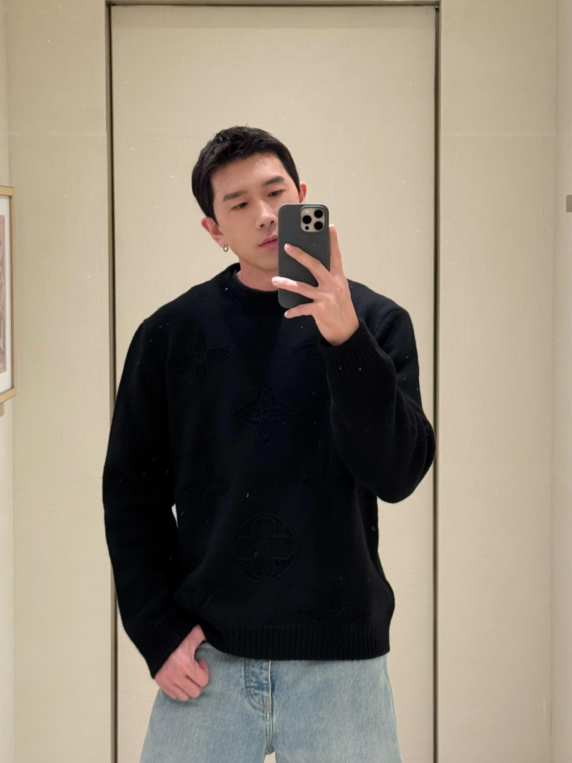 Louis Vuitton Knitwear in Black