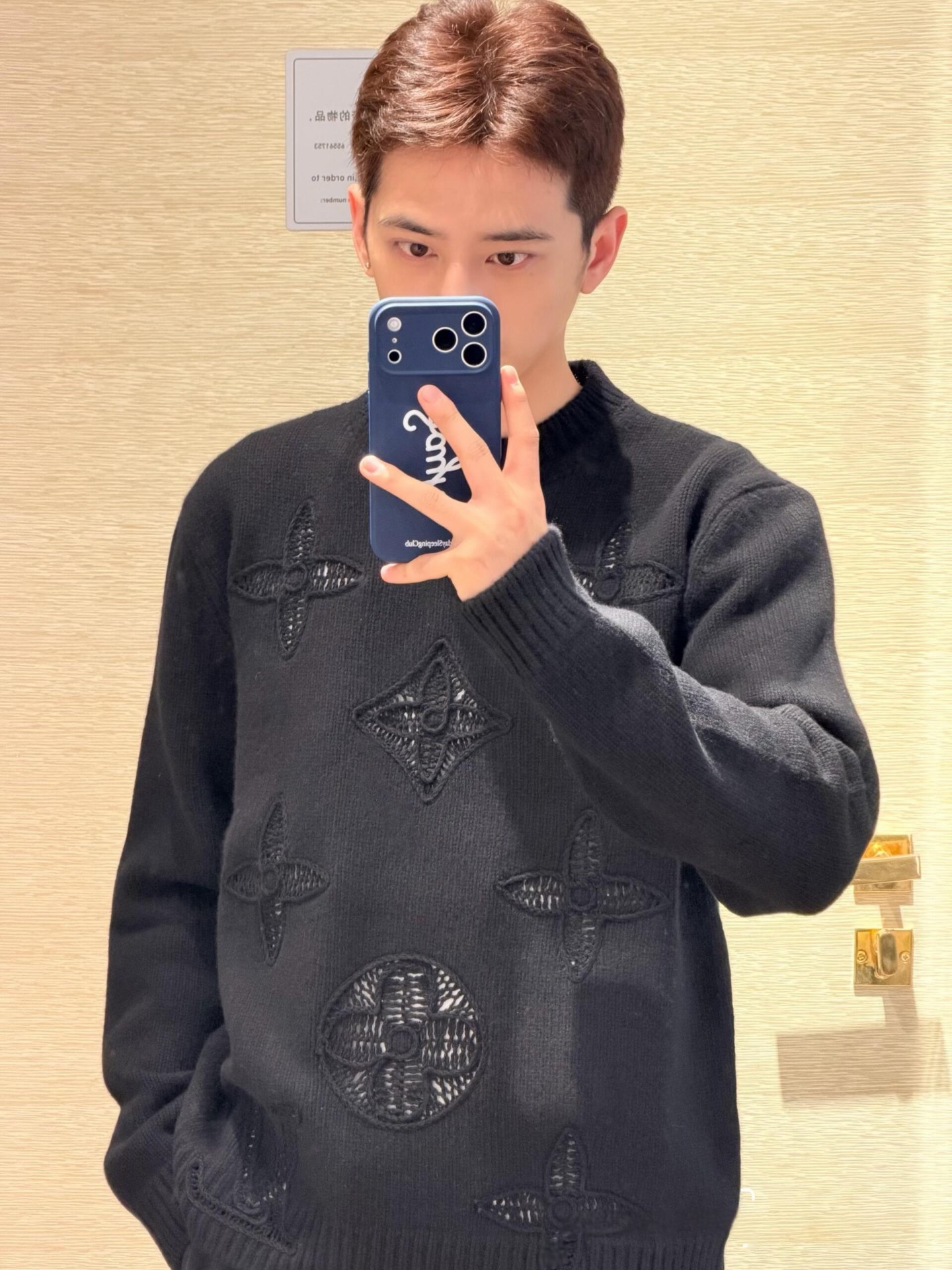 Louis Vuitton Knitwear in Black