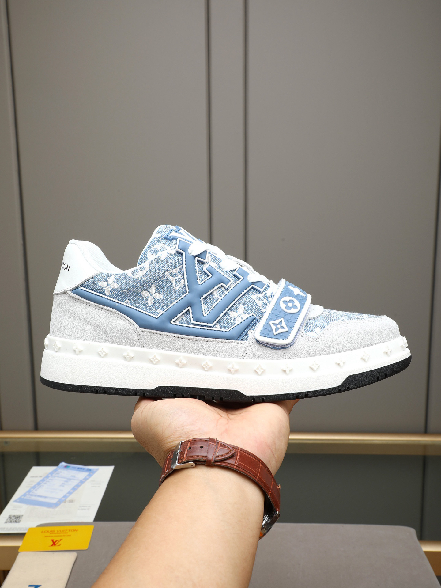 Louis Vuitton Shoes in Denim