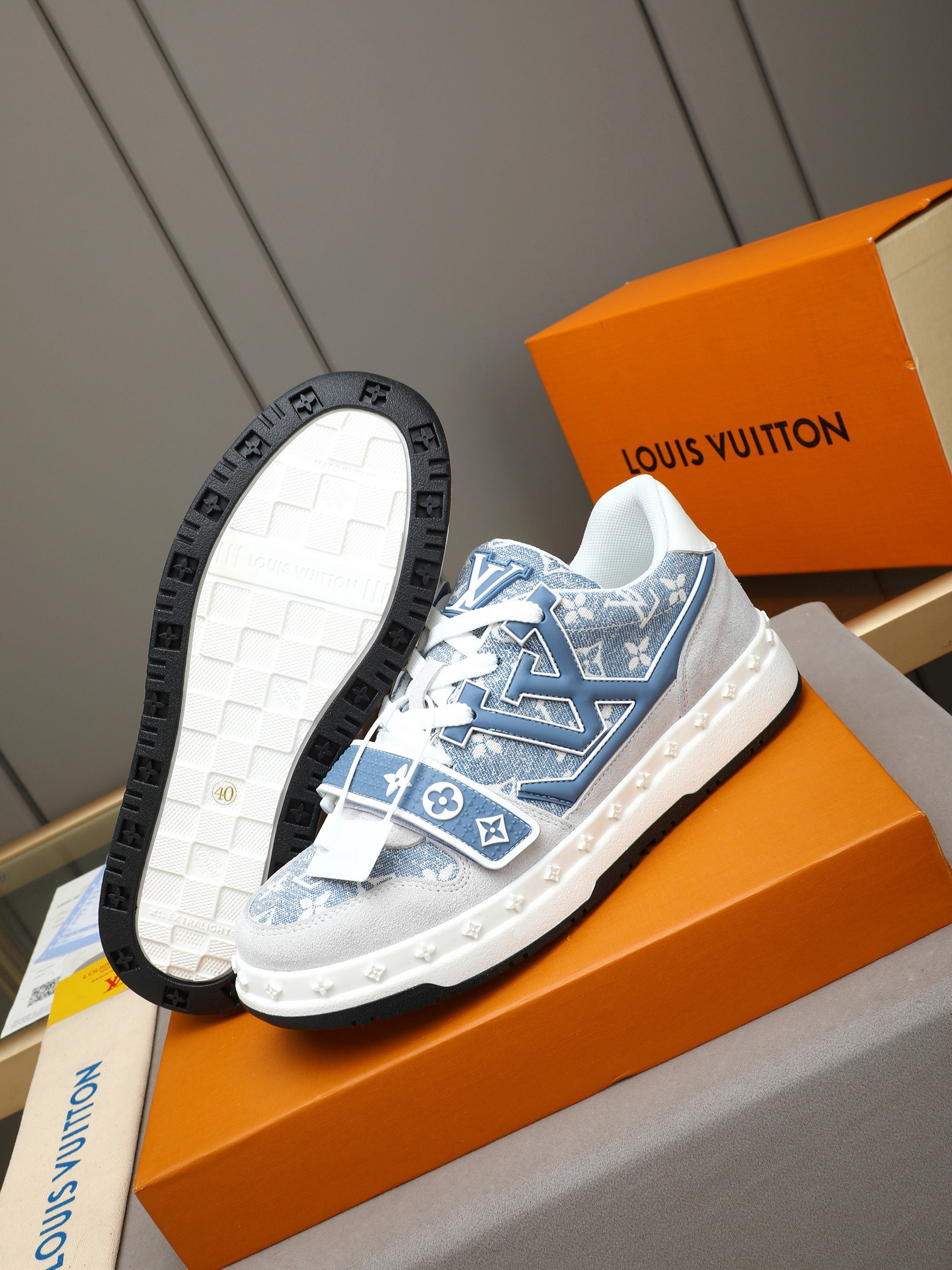 Louis Vuitton Shoes in Denim
