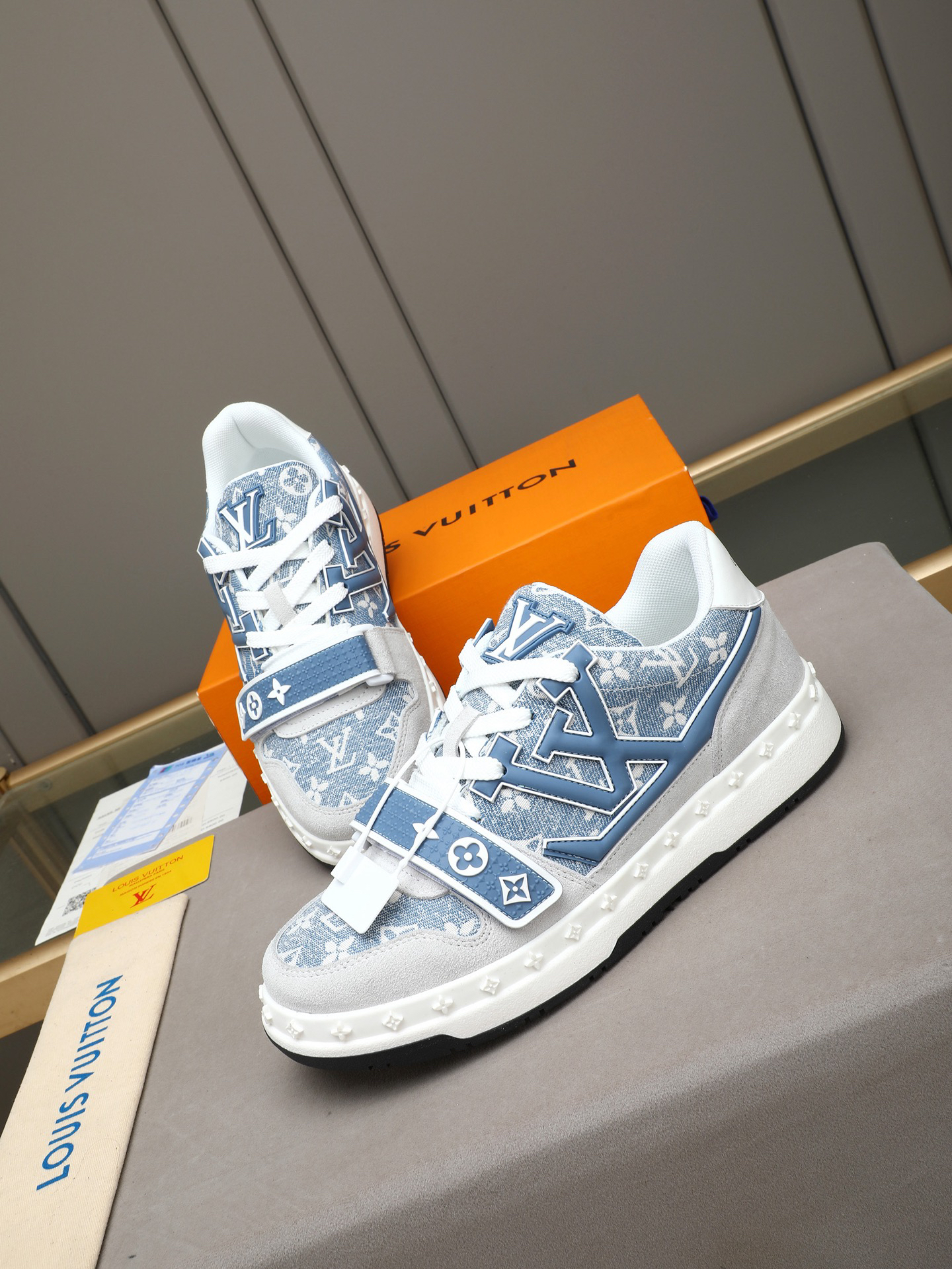Louis Vuitton Shoes in Denim