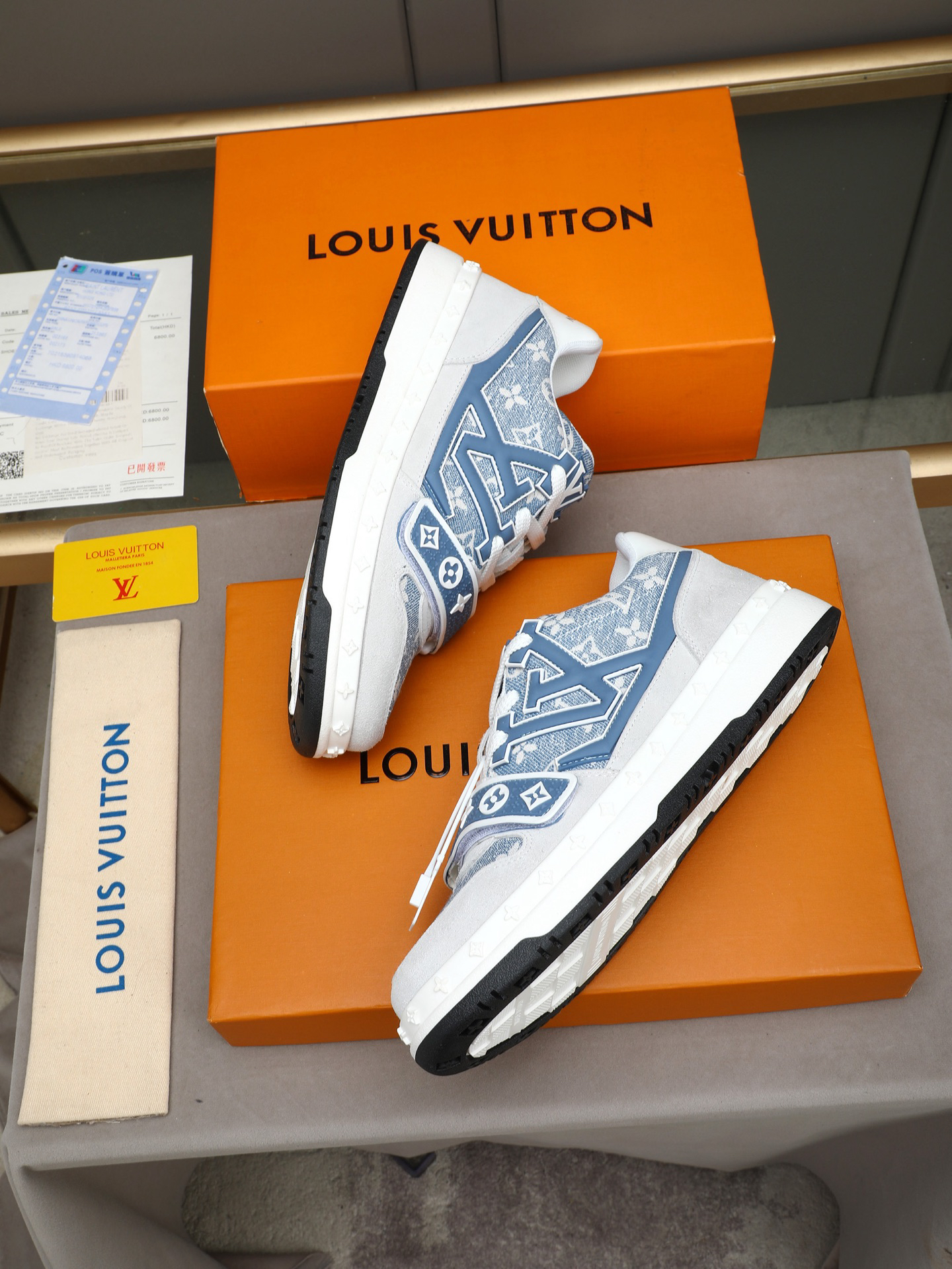 Louis Vuitton Shoes in Denim