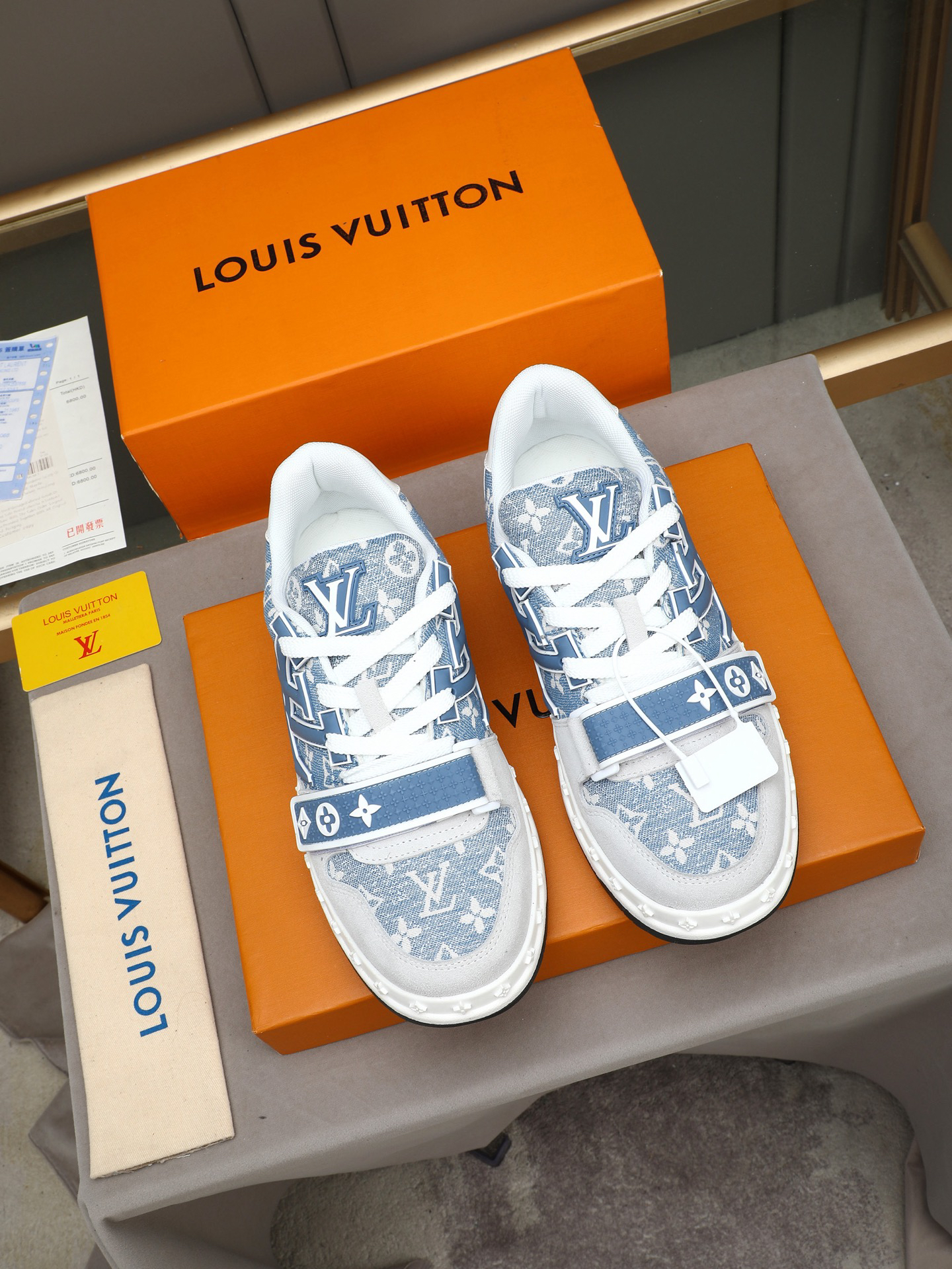 Louis Vuitton Shoes in Denim