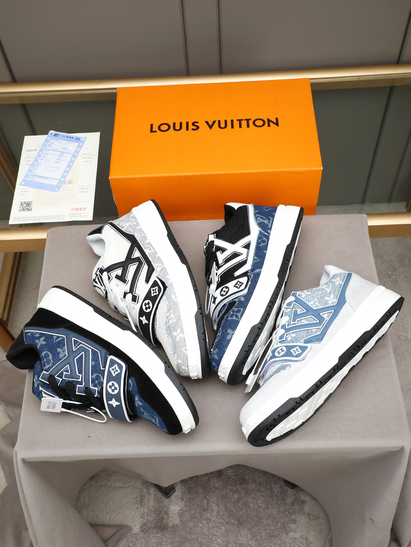 Louis Vuitton Shoes in Denim