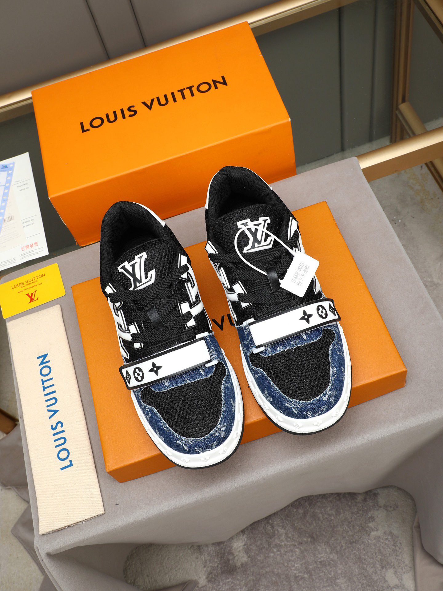 Louis Vuitton Shoes in Denim