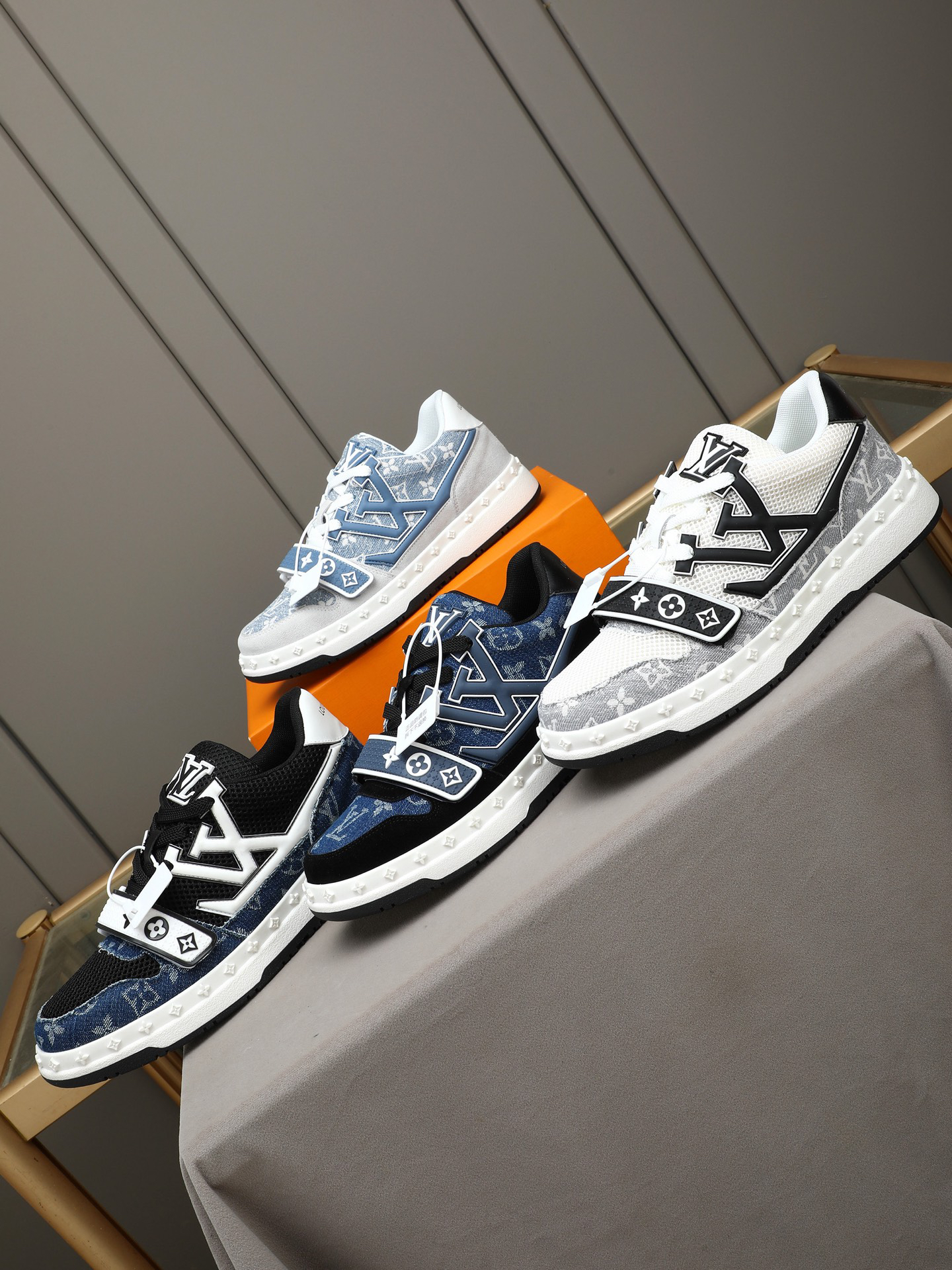 Louis Vuitton Shoes in Denim