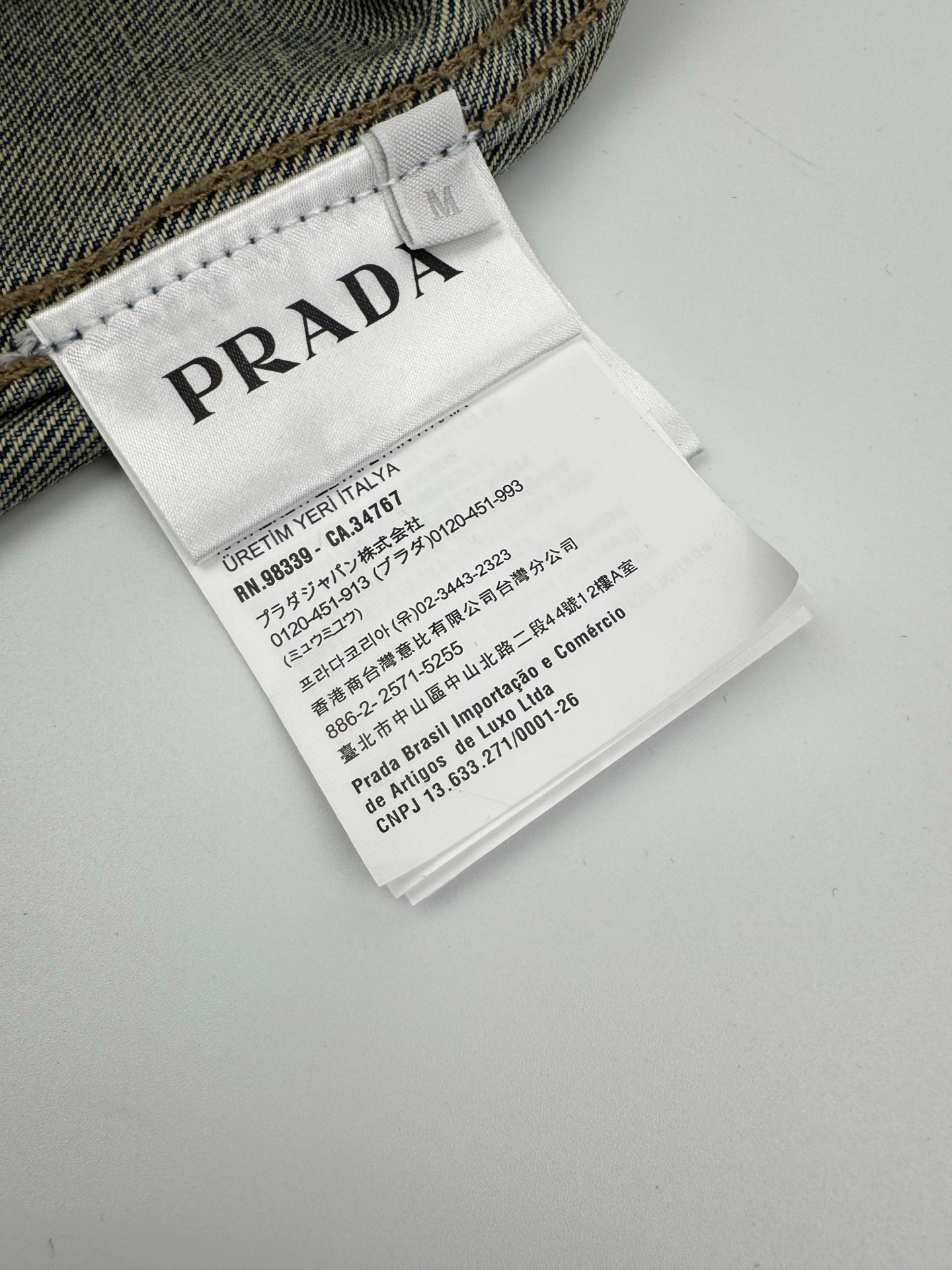 Prada Jacket 25278 in Denim