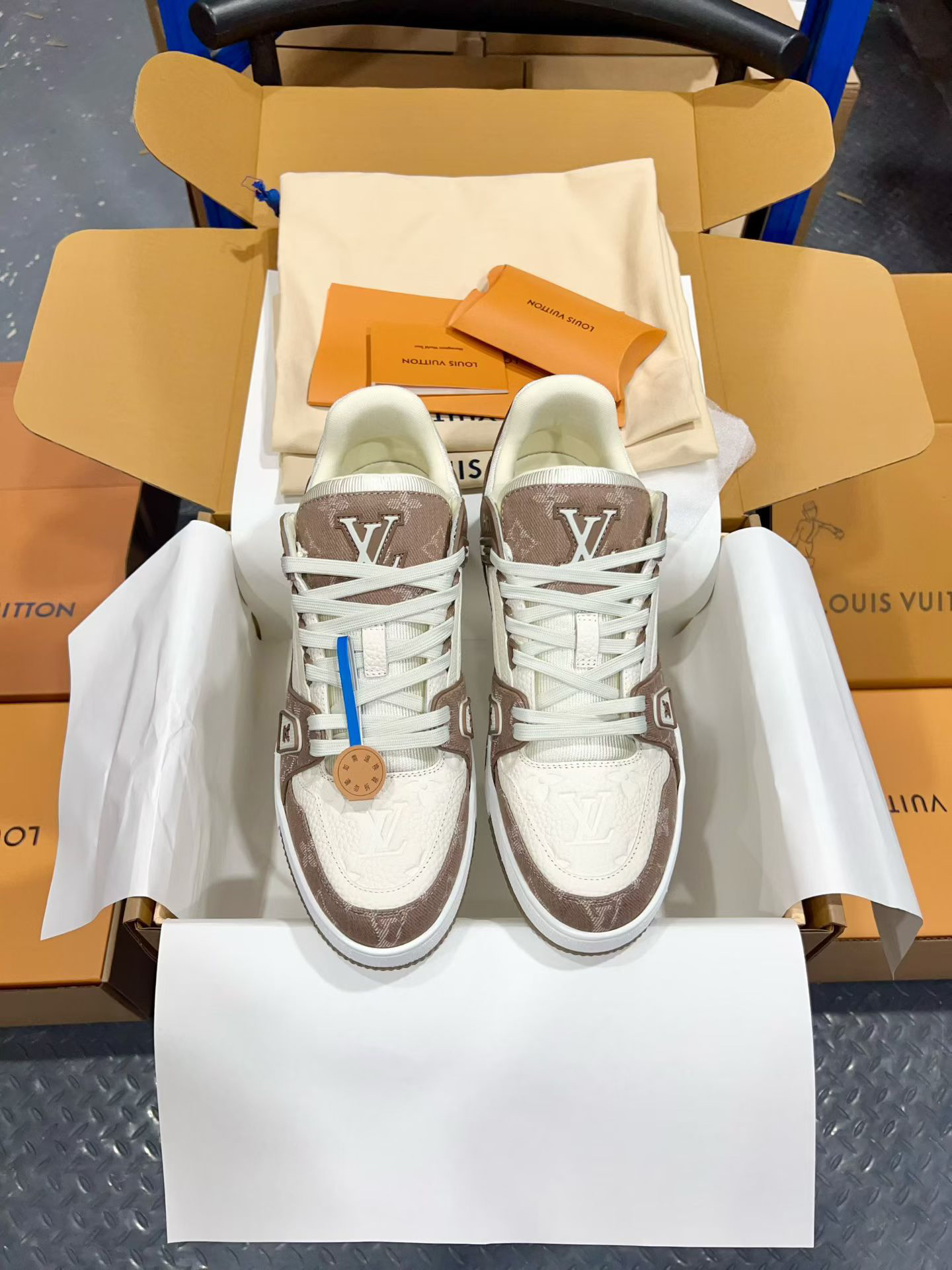 Louis Vuitton Sneakers in Denim