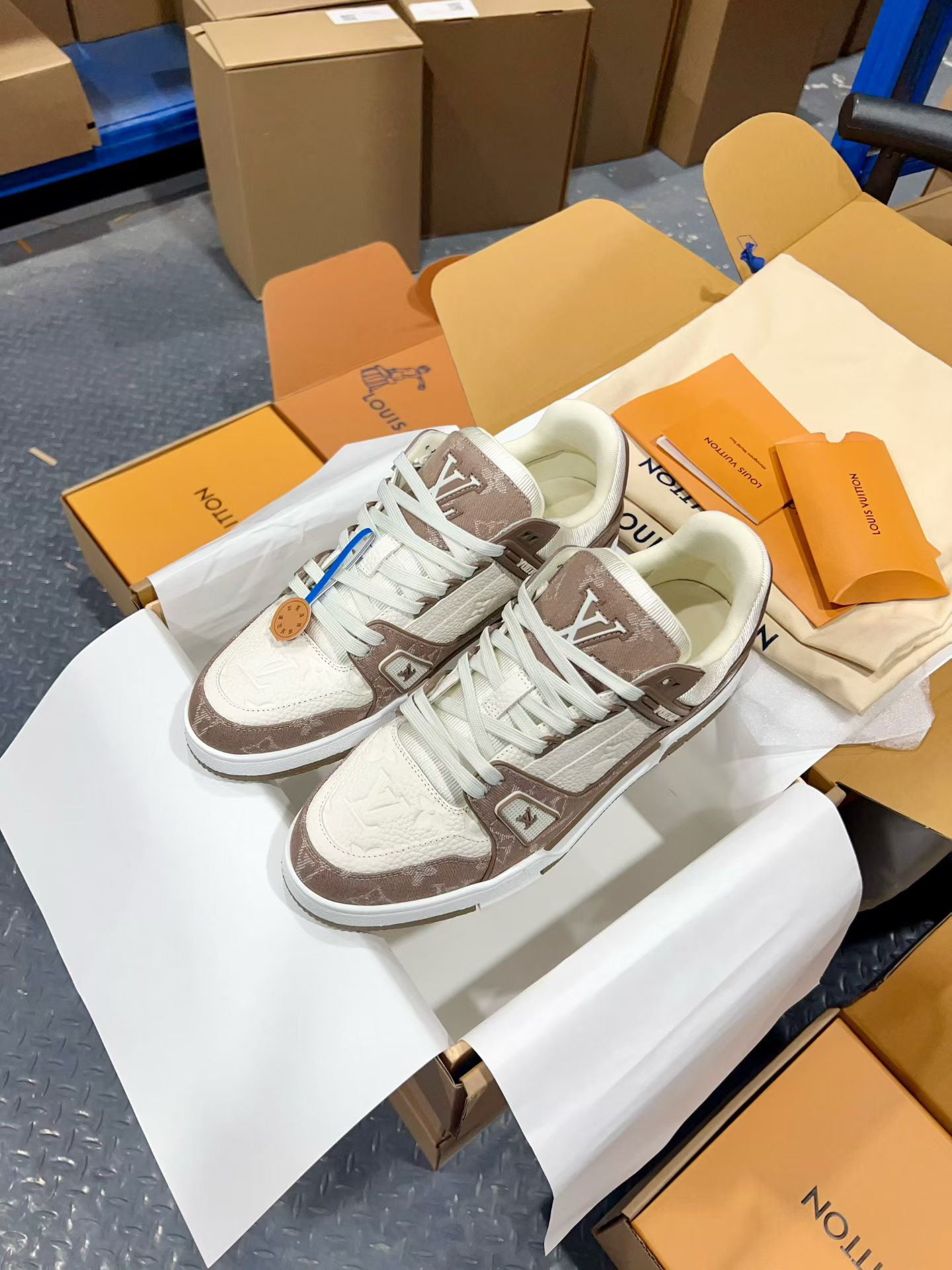 Louis Vuitton Sneakers in Denim