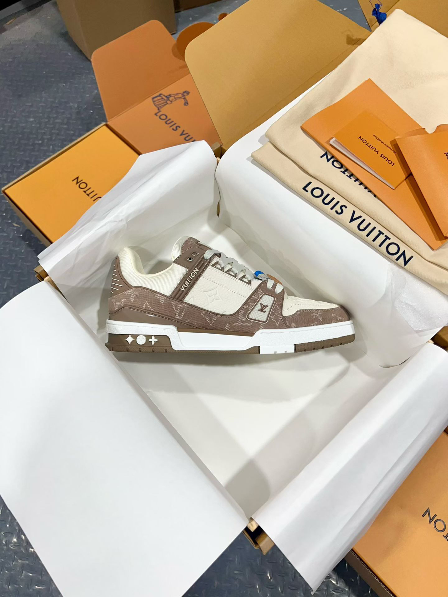 Louis Vuitton Sneakers in Denim