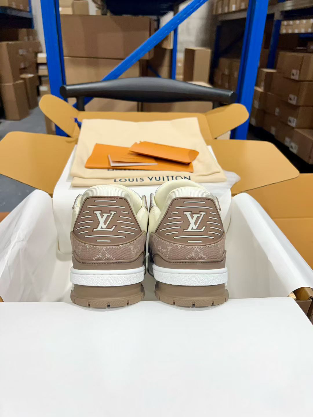 Louis Vuitton Sneakers in Denim