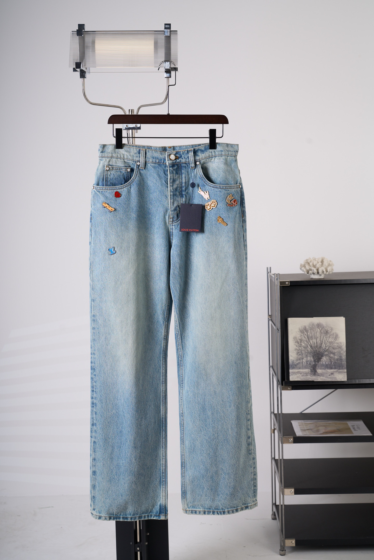 Louis Vuitton Pants in Denim