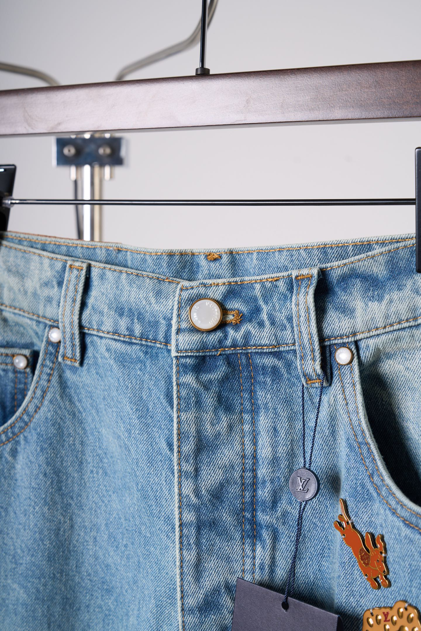 Louis Vuitton Pants in Denim