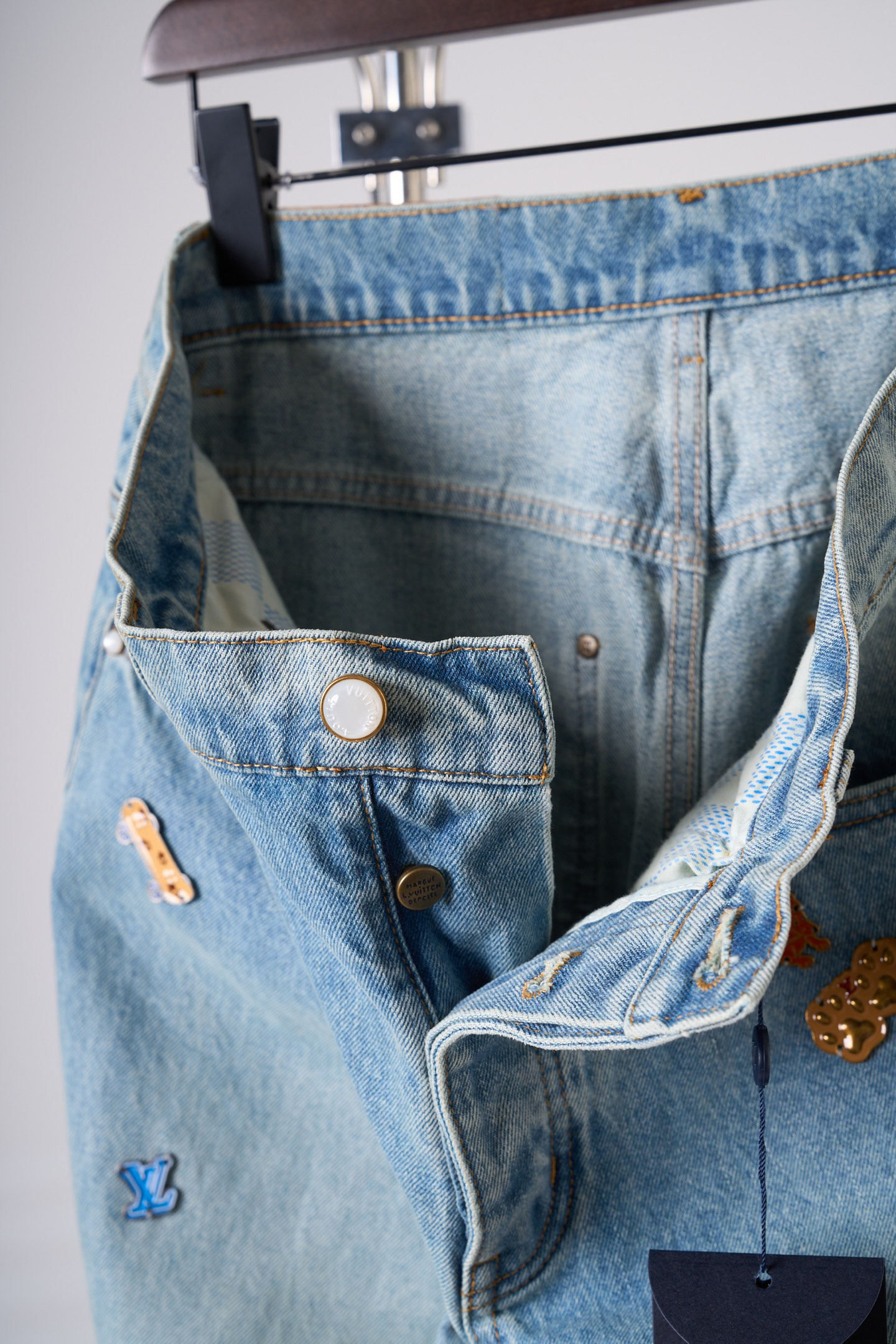 Louis Vuitton Pants in Denim