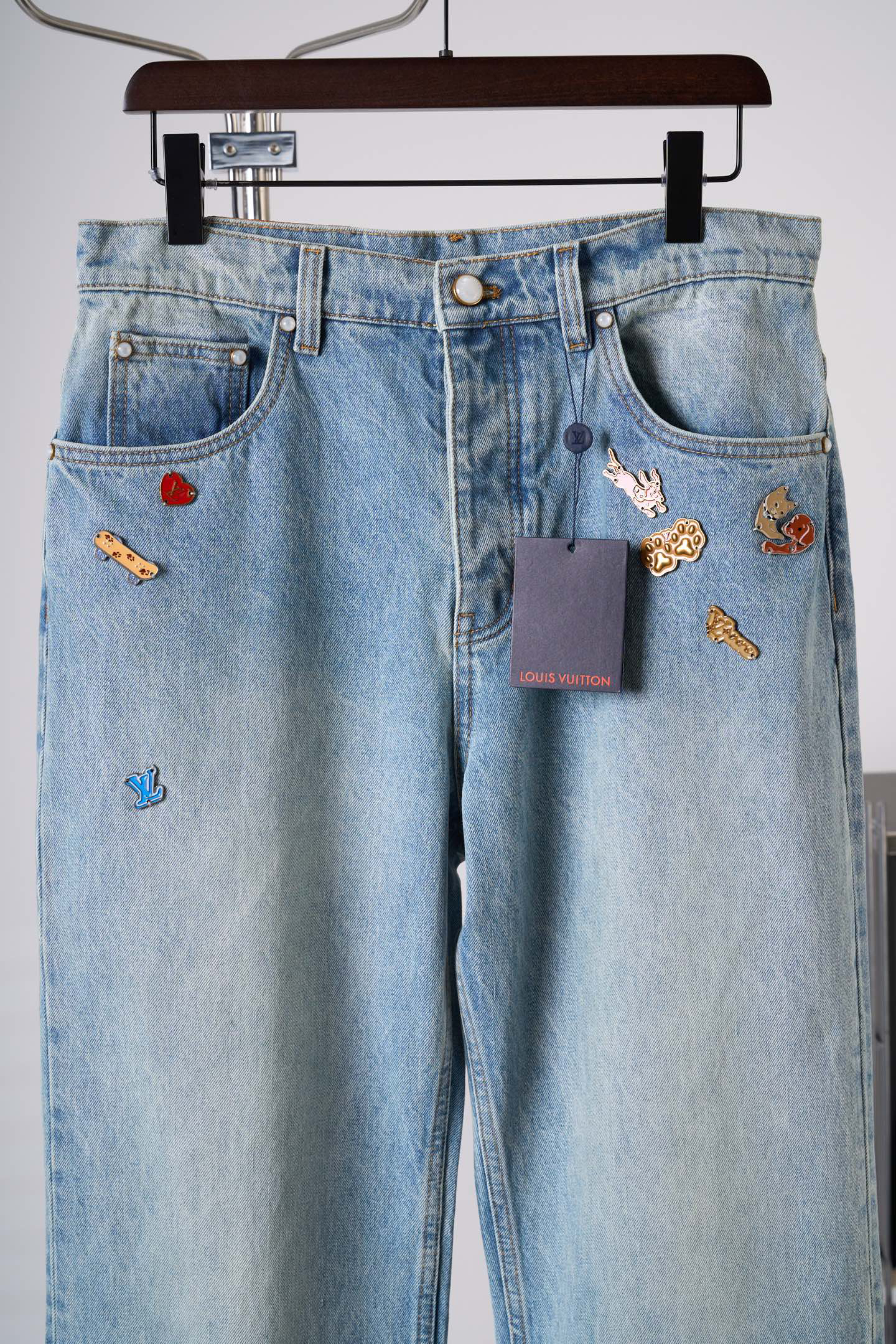 Louis Vuitton Pants in Denim