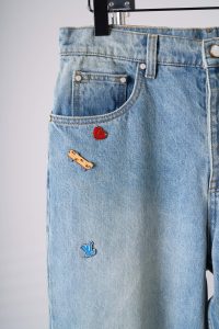 Louis Vuitton Pants in Denim