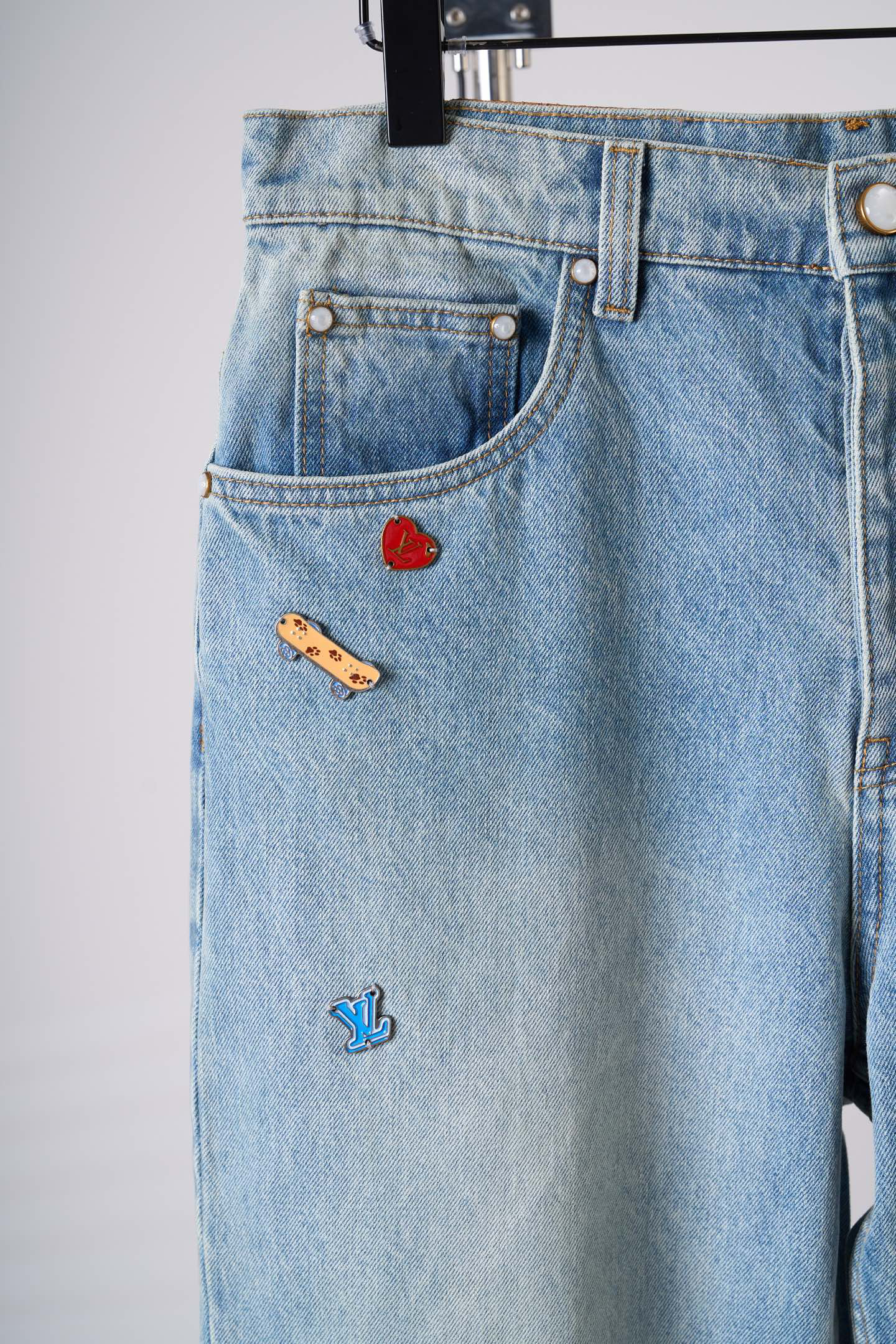 Louis Vuitton Pants in Denim