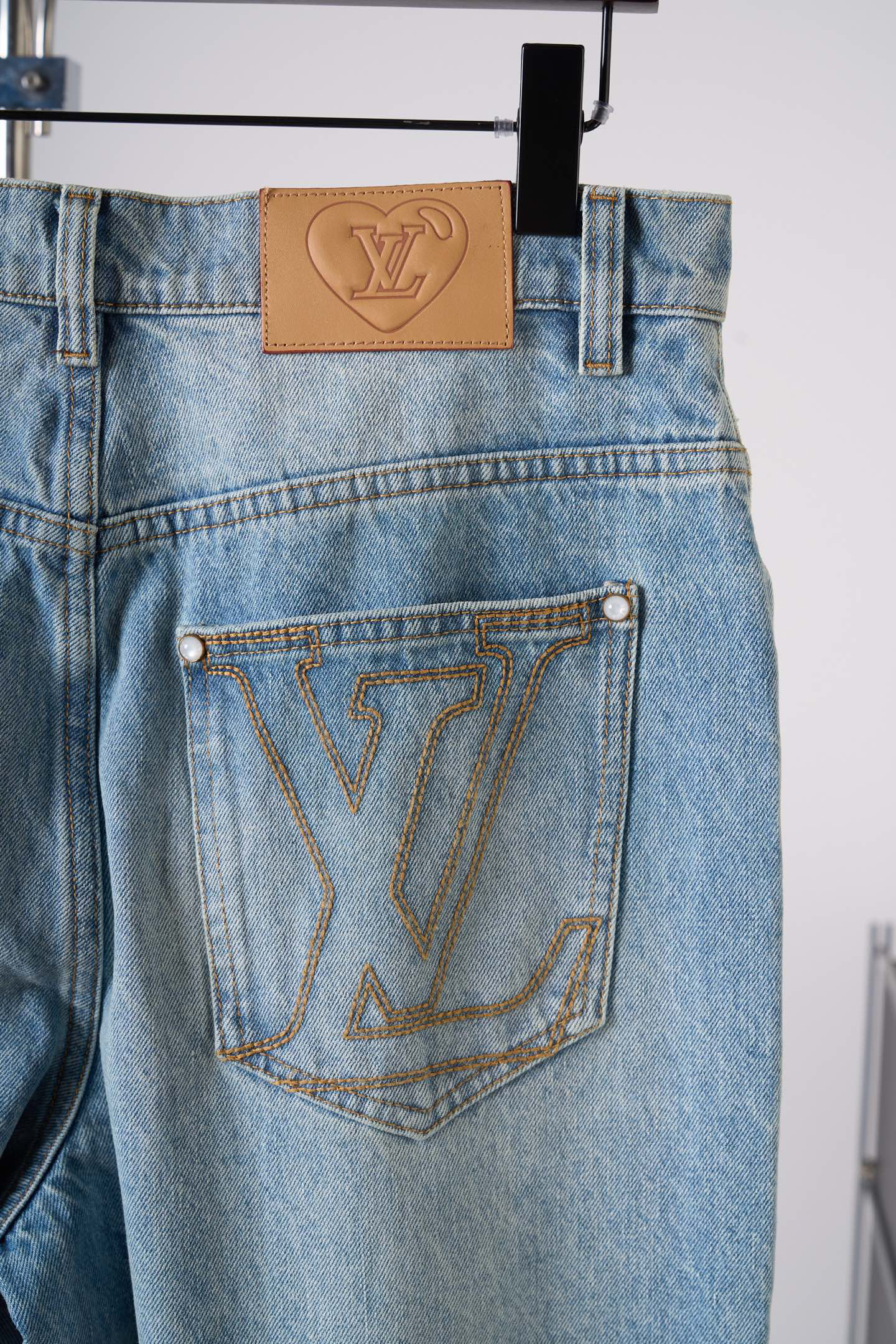 Louis Vuitton Pants in Denim