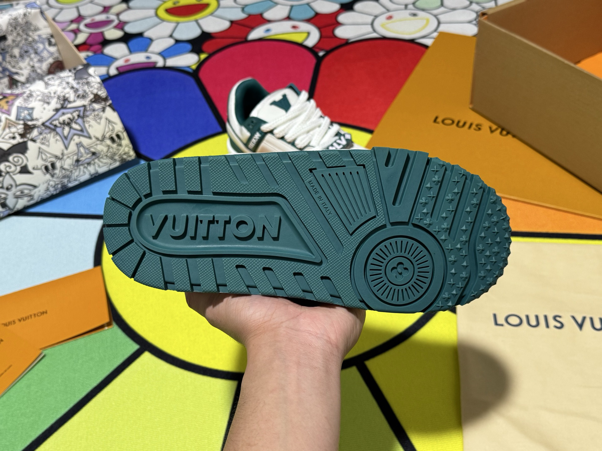Louis Vuitton Sneakers in Denim