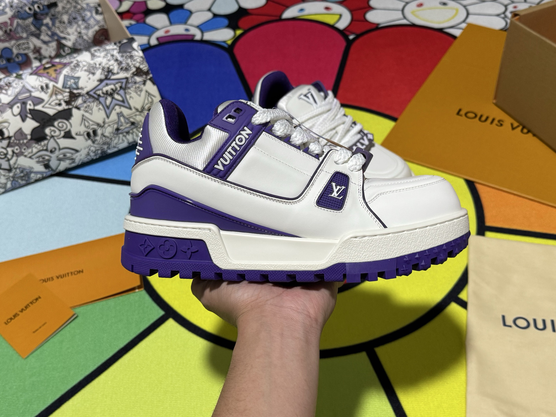 Louis Vuitton Sneakers in Denim