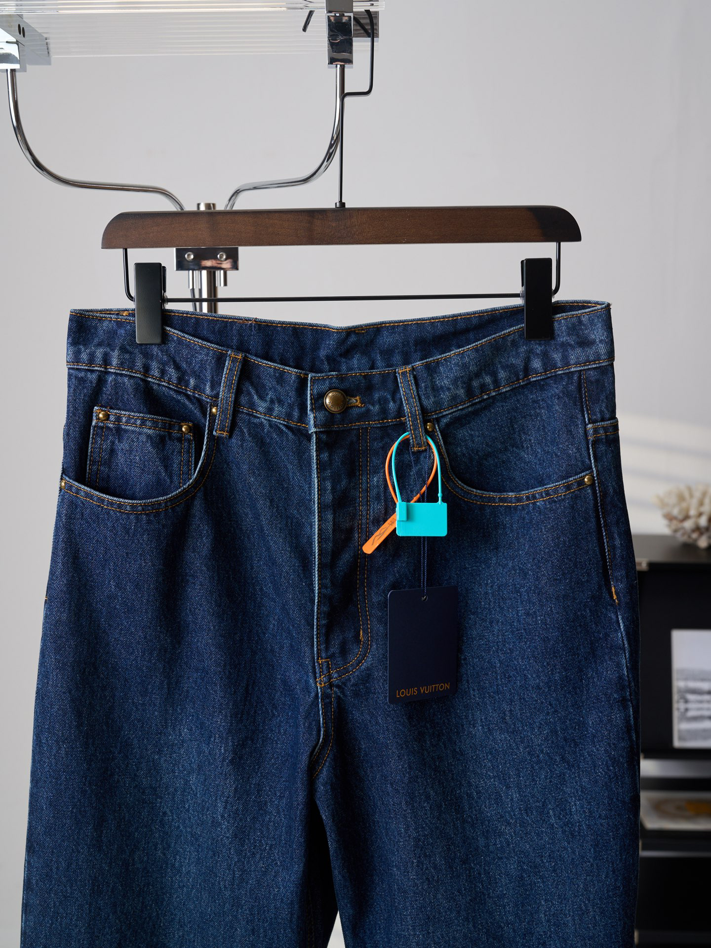 Louis Vuitton Pants in Denim