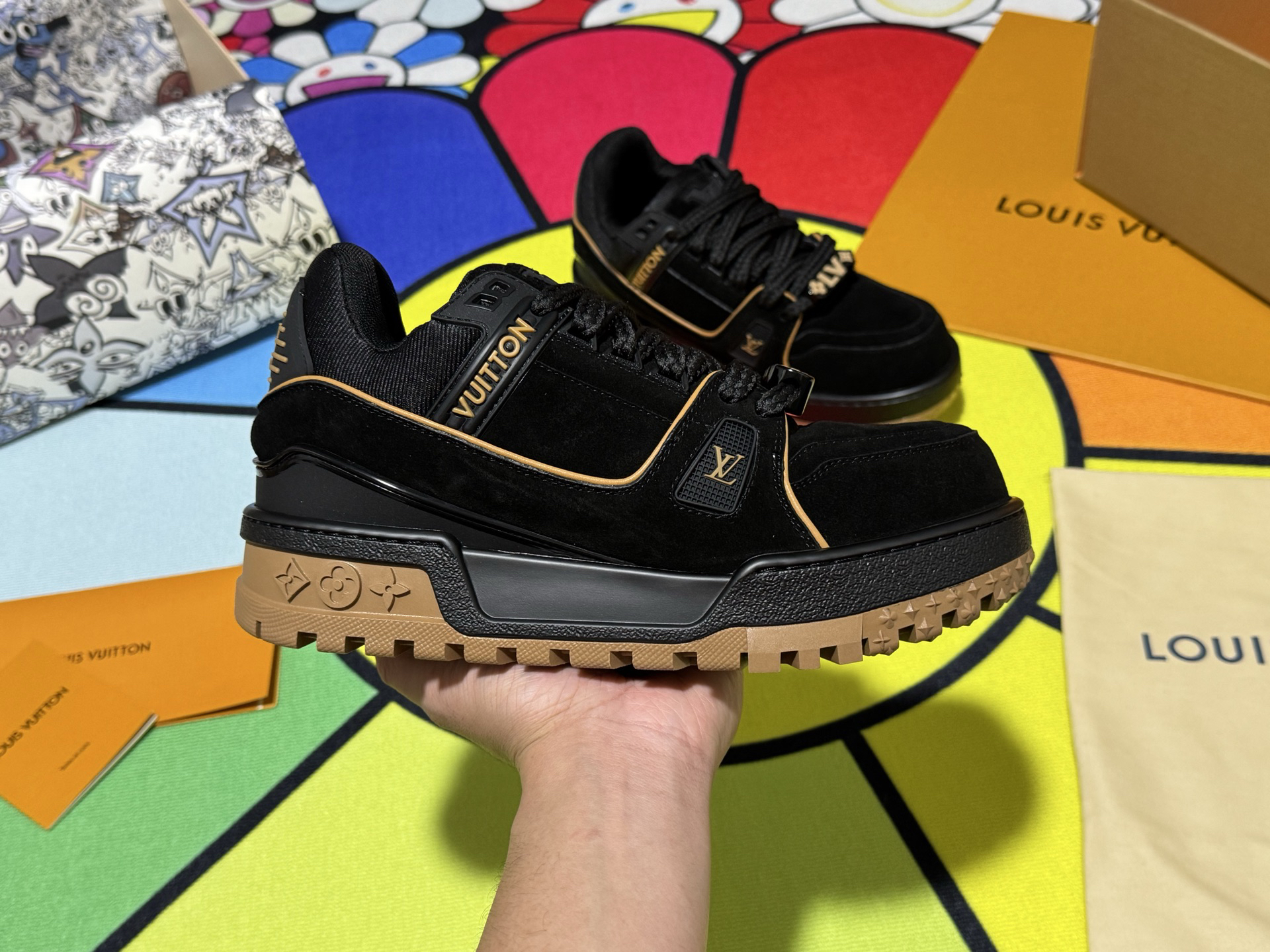 Louis Vuitton Sneakers in Denim