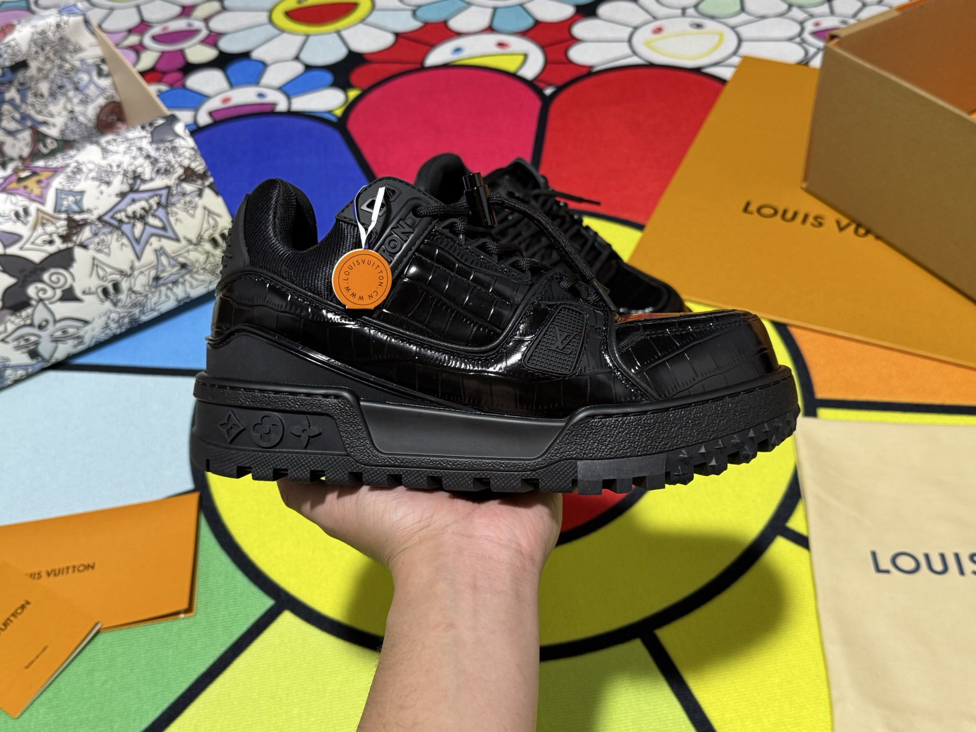 Louis Vuitton Sneakers in Denim