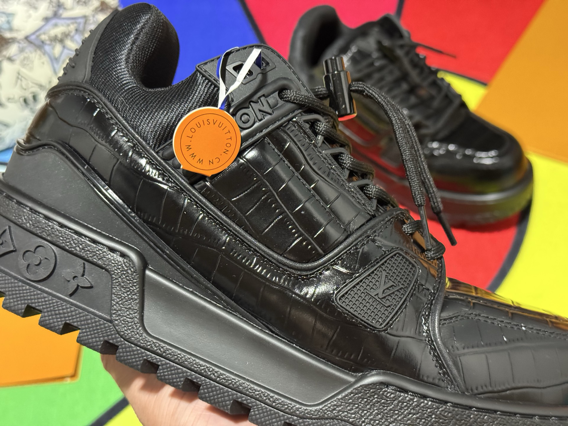 Louis Vuitton Sneakers in Denim