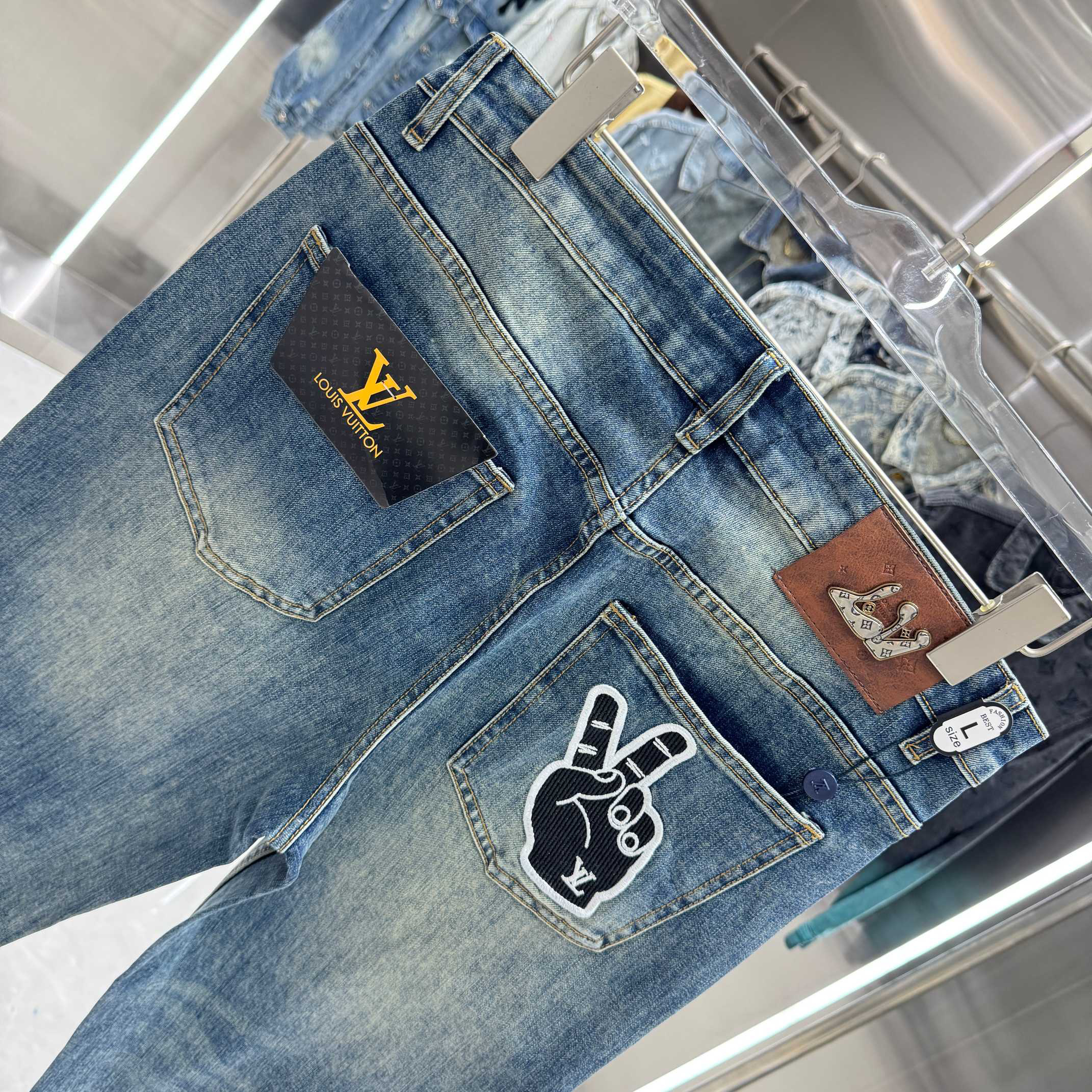 Louis Vuitton Pants in Blue