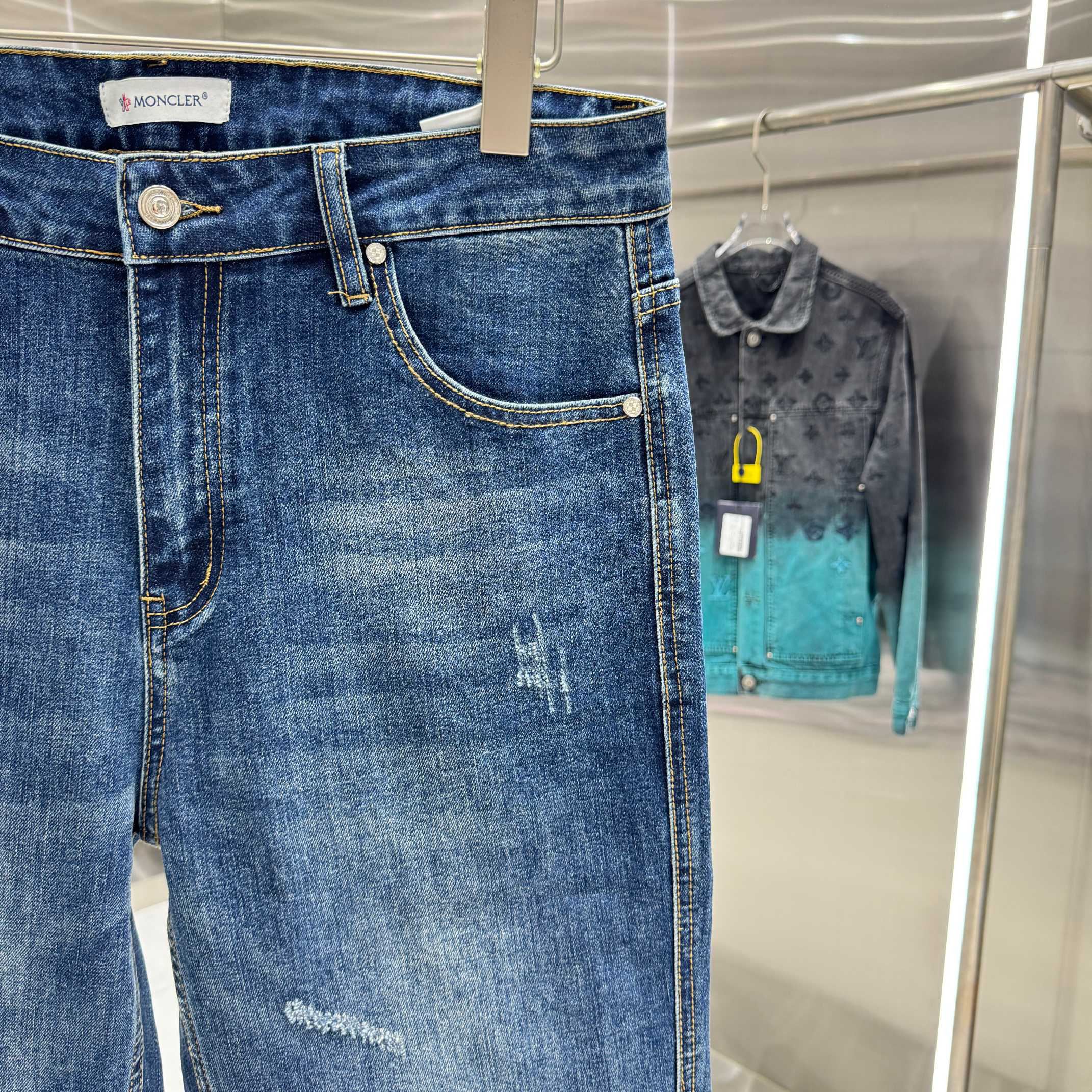 Moncler Pants in Blue