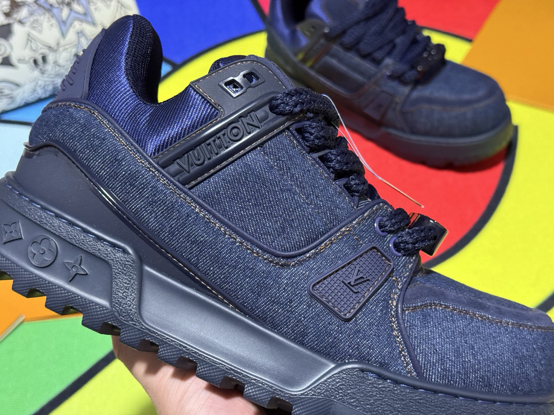 Louis Vuitton Sneakers in Denim