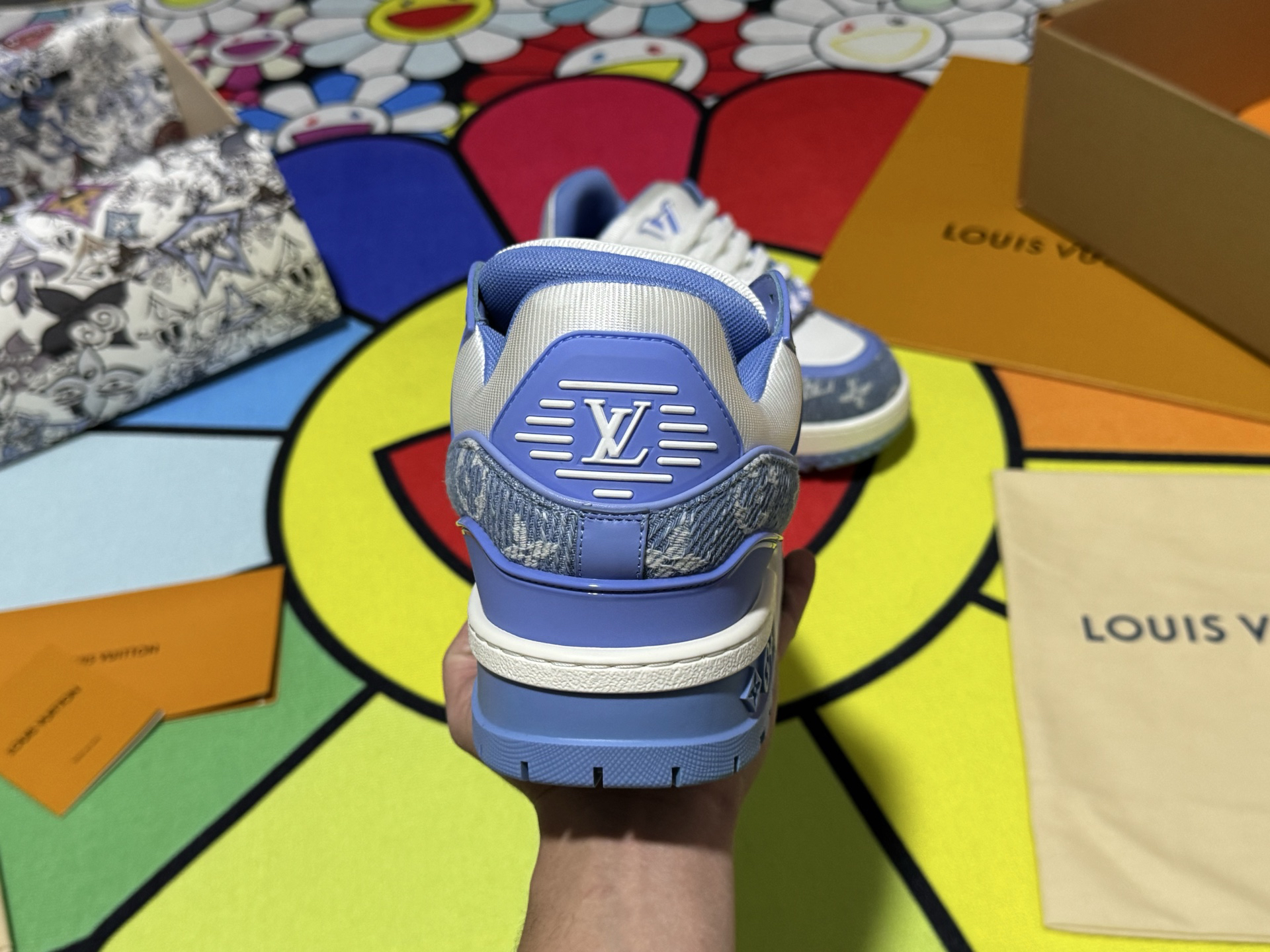 Louis Vuitton Sneakers in Denim