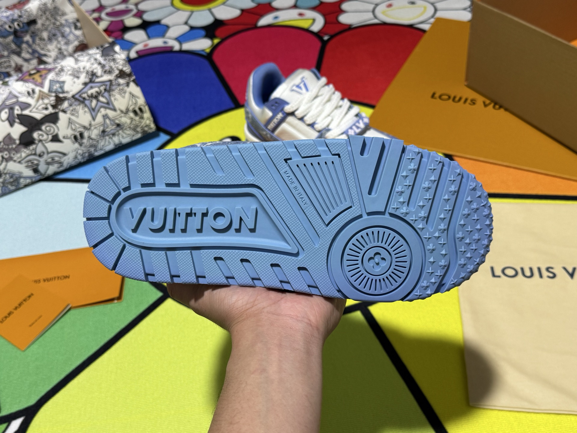 Louis Vuitton Sneakers in Denim