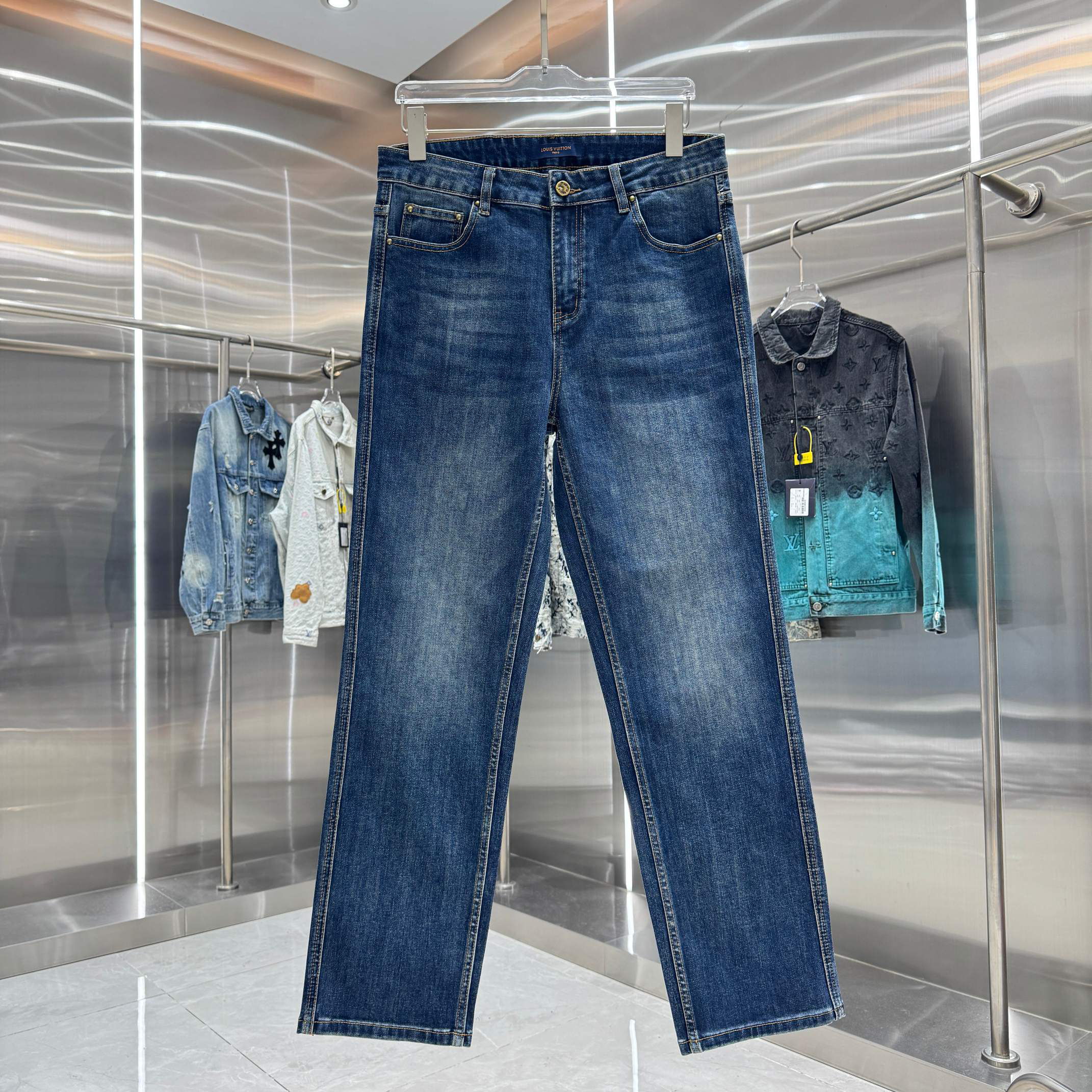 Louis Vuitton Pants in Denim
