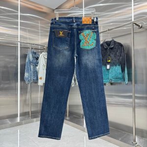 Louis Vuitton Pants in Denim