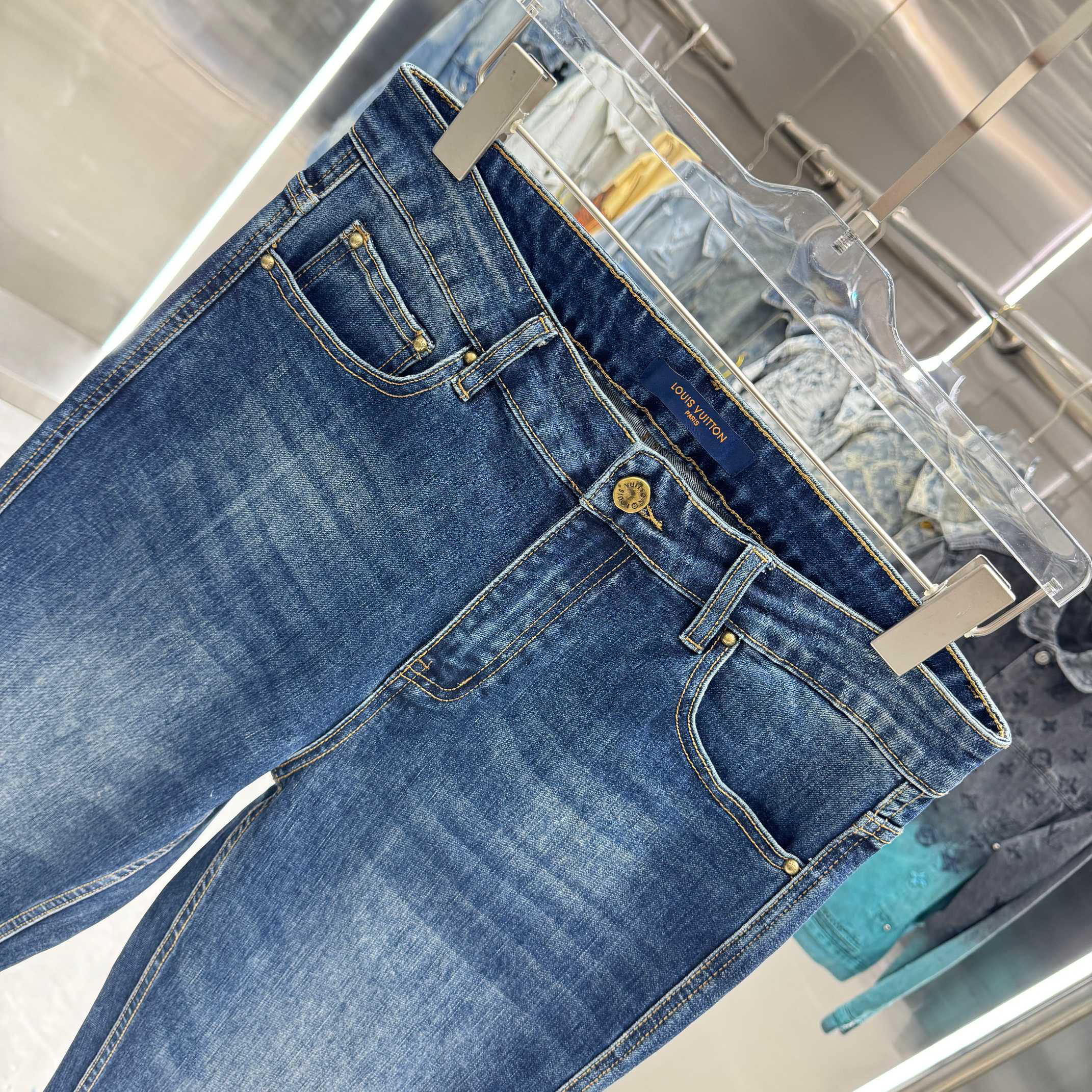 Louis Vuitton Pants in Denim