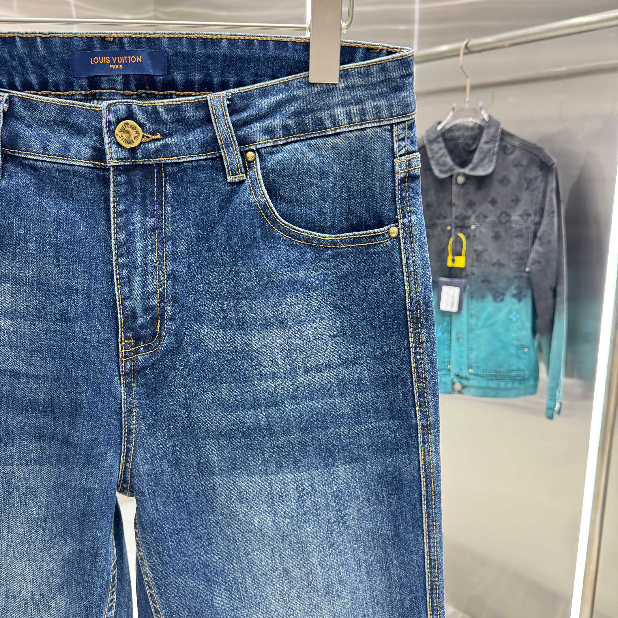 Louis Vuitton Pants in Denim