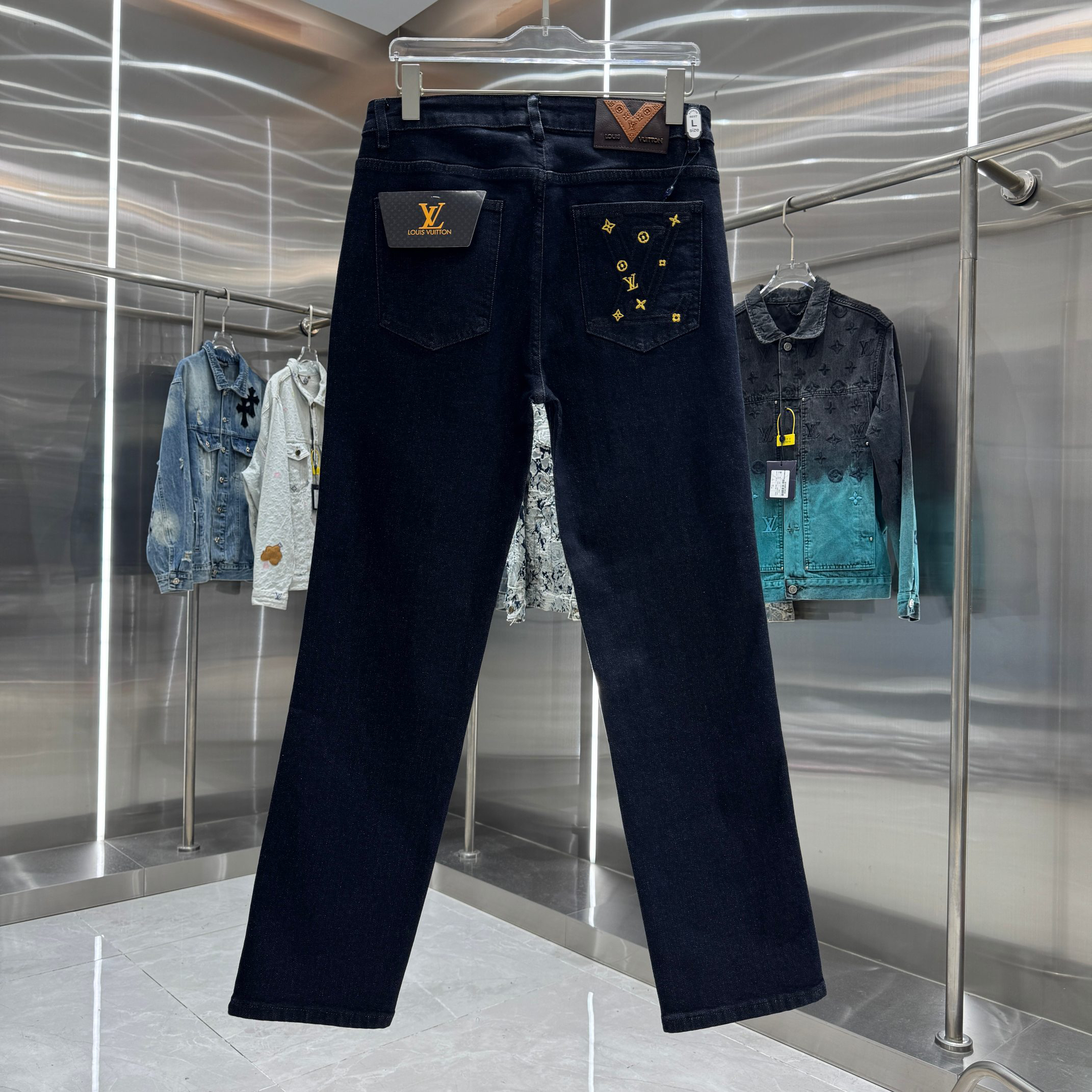 Louis Vuitton Pants in Denim