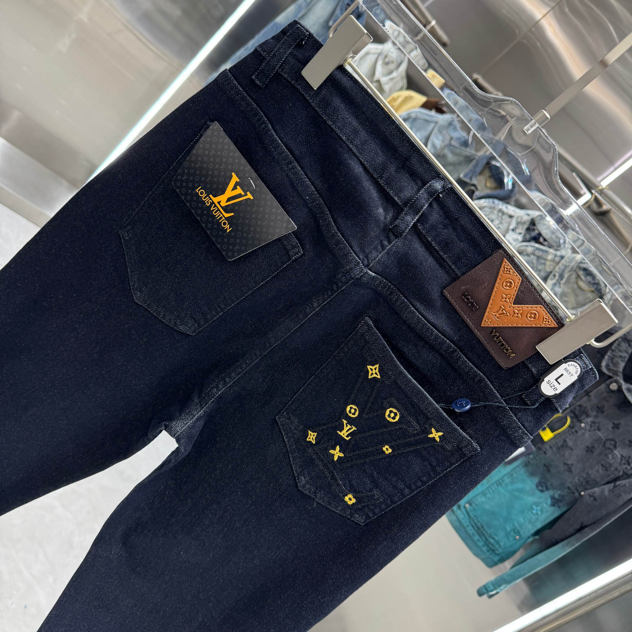 Louis Vuitton Pants in Denim