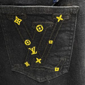Louis Vuitton Pants in Denim