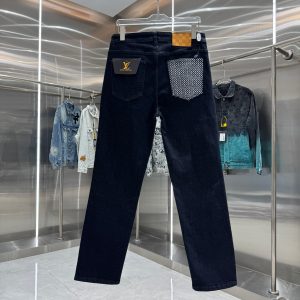 Louis Vuitton Pants in Denim