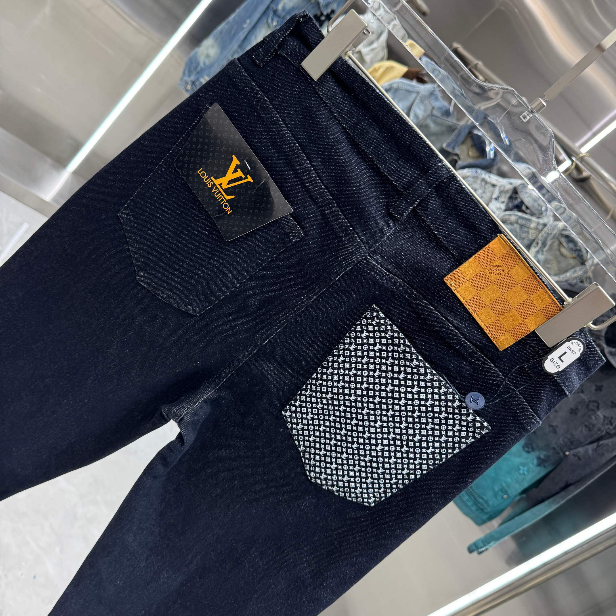 Louis Vuitton Pants in Denim