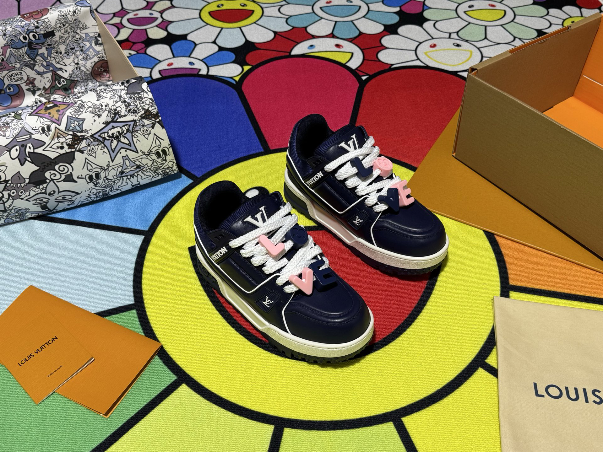 Louis Vuitton Sneakers in Denim
