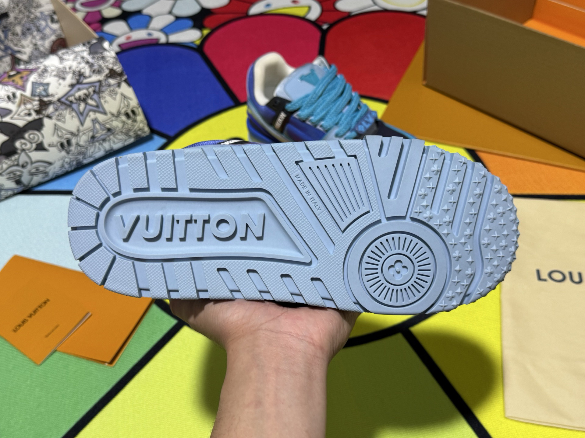 Louis Vuitton Sneakers in Denim