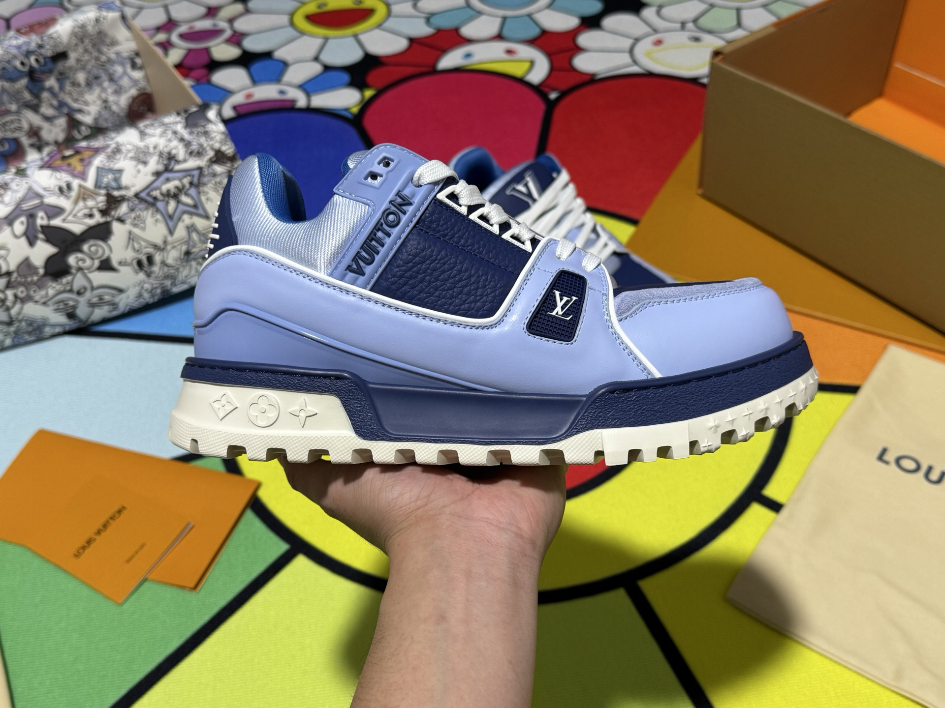 Louis Vuitton Sneakers in Denim